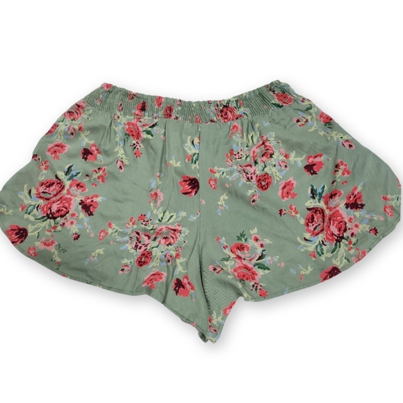 ***SOLD*** Angie Floral Wrap Side Shorts Tie Waist Med NWOT - Picture 8 of 11